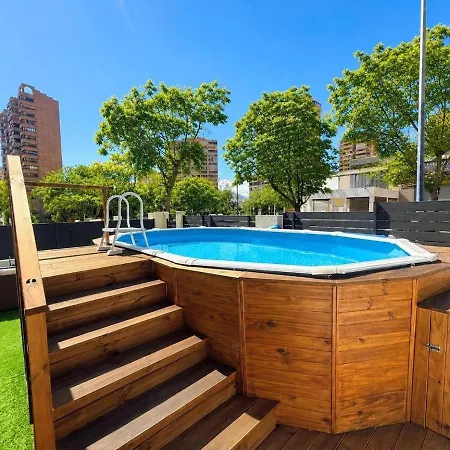Casa Con Piscina Y Terraza Junto Bali Benidorm
